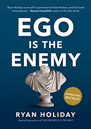OK, we all know this, and yet we let our ego get in the way of everything... literally everything. I love this book because of Ryan's direct, stoic approach to the damage allowing our ego to run our lives can create.